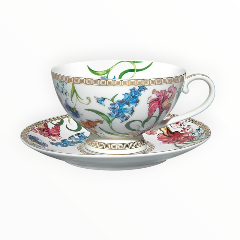 Maxwell & Williams Estelle Michaelides Mystique Cup & Saucer 240ml White HV0576G