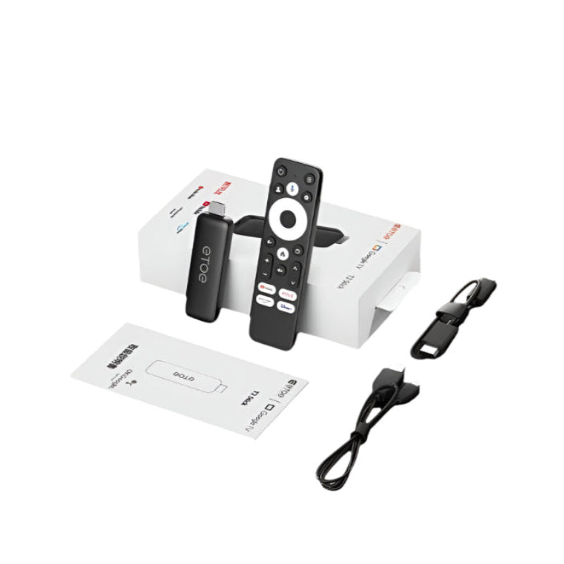 ETOE T2 Streaming Stick (8 GB, SoC Amlogic S805X2) 4K Google TV Stick 4K TV Box (8003665231961)