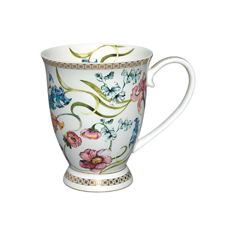 Maxwell & Williams Estelle Michaelides Mystique Footed Mug 300ml White HV0577G