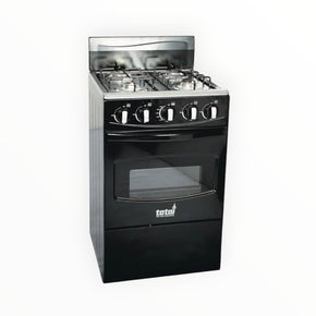 Totai 4-Burner Black Full Gas Stove 03/T300ABF