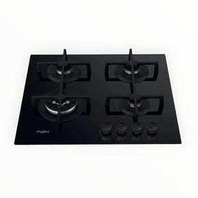 Whirlpool 60cm 4-Burner Black Gas Hob GOA6423NB1