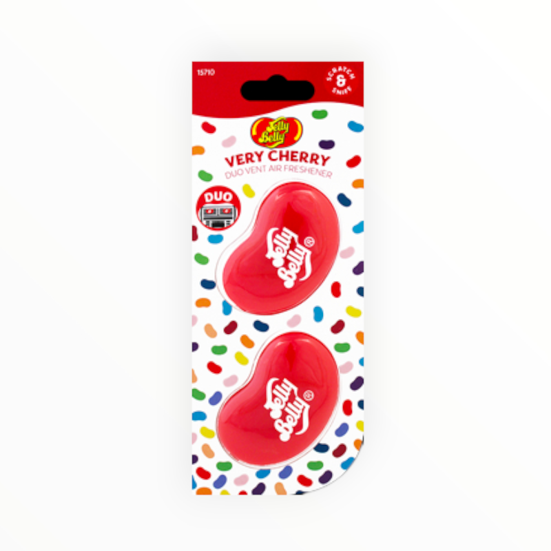 Jelly Belly 3D Duo Vent Air Freshener Very Cherry 15710