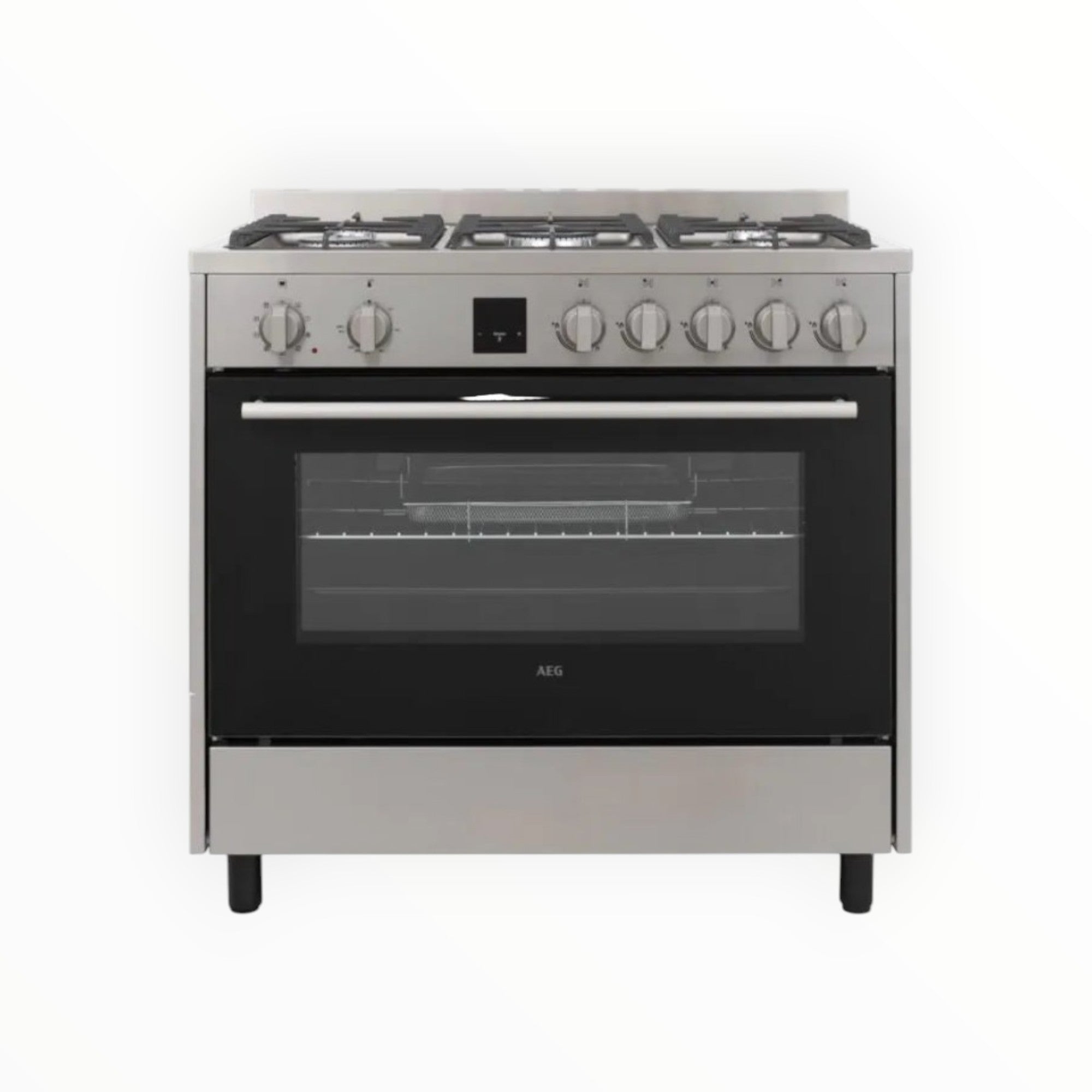 AEG 90cm Stainless Steel Gas And Electric Oven Stove AEGZA90ES1