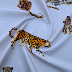 100% Cotton Printed Fabric Leopard 140cm