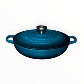 Maxwell & Williams Cast Iron Braiser 3.3L Midnight Blue SE0023