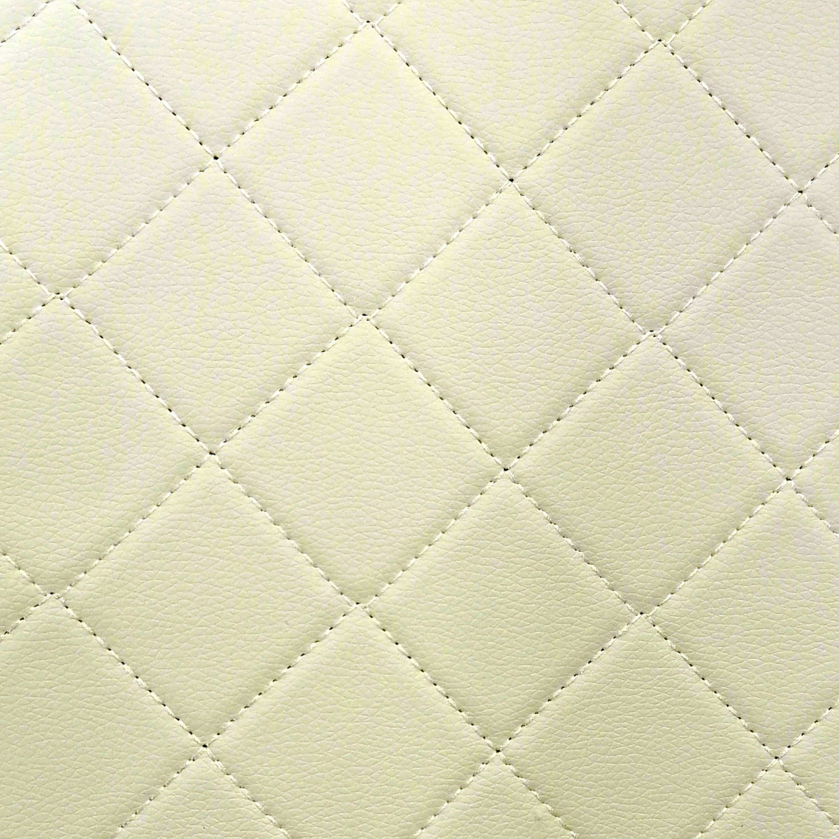 Bently Diamond Vinyl Car Fabric White 140 cm
