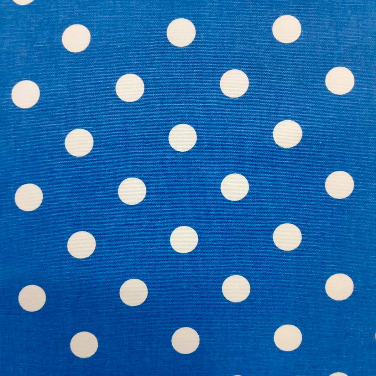 Fabric 100%Printed Cotton Canvas Polka Dots 140 cm.