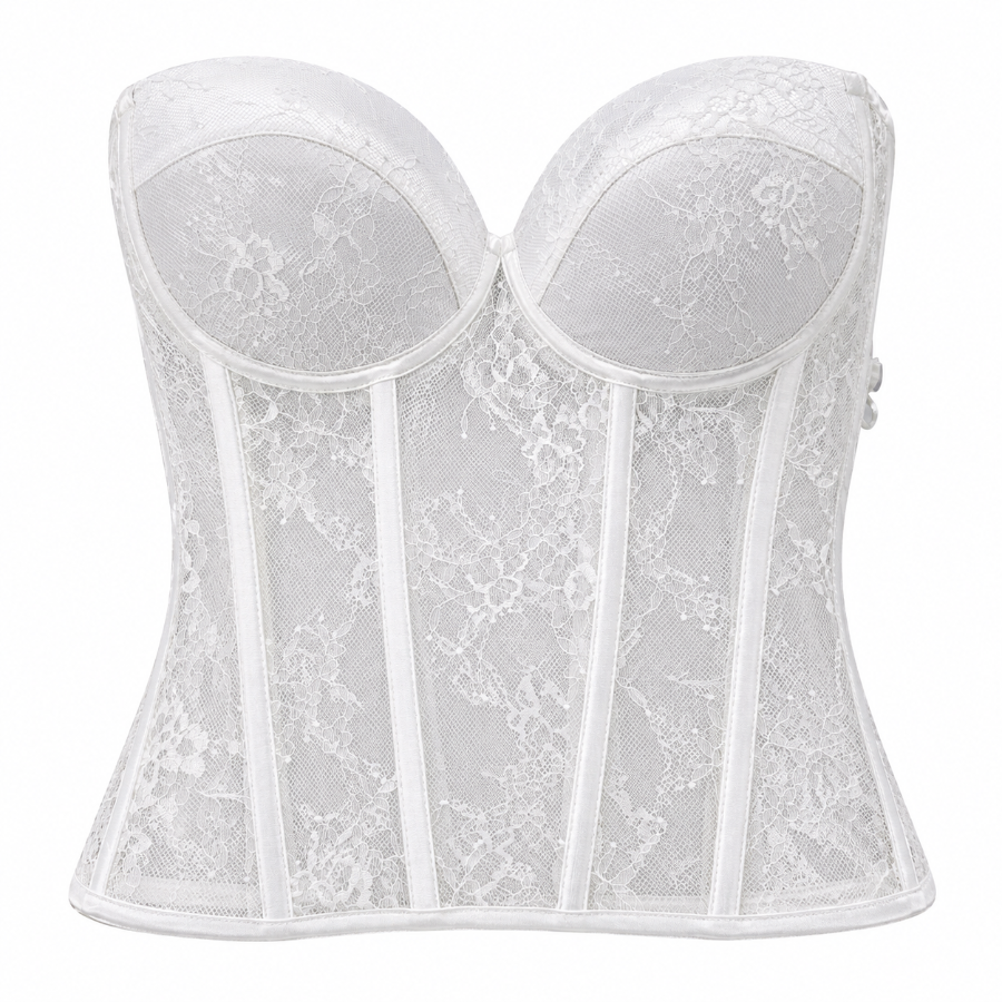 Chantilly French  Lace Corset