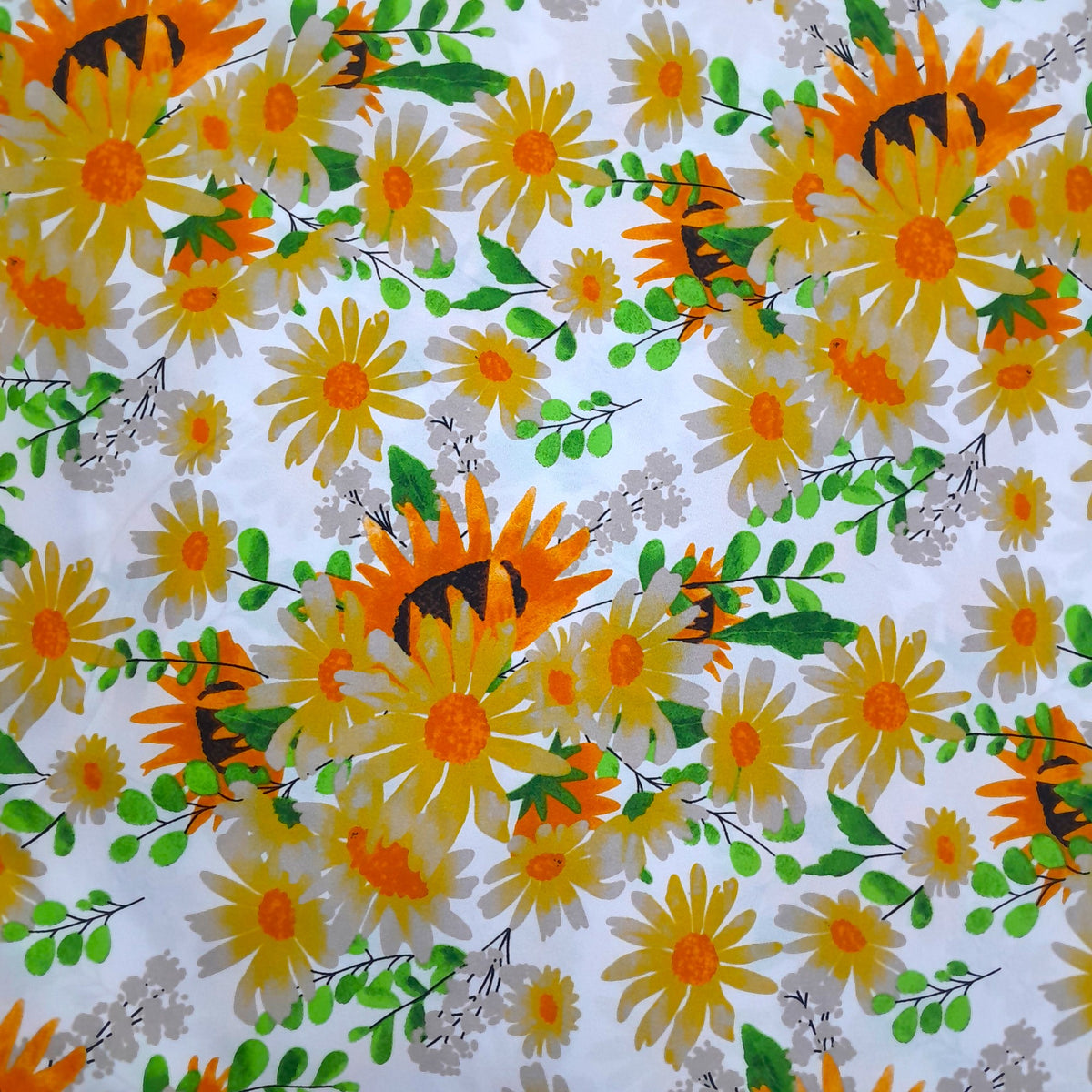 Printed Mini Matt Sunflower D12 140 cm