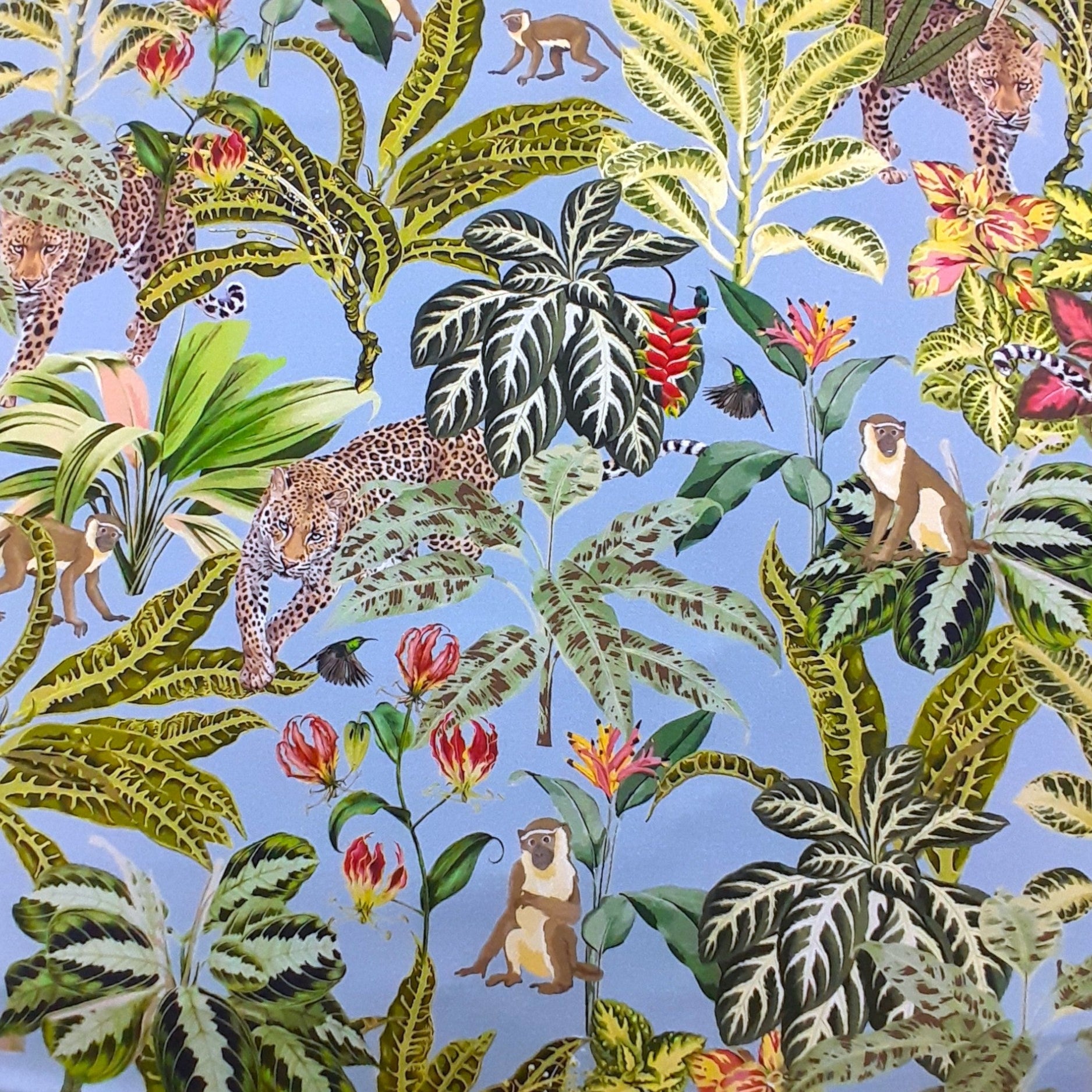 100% Cotton Printed Fabric Wilderness Sky 140 cm