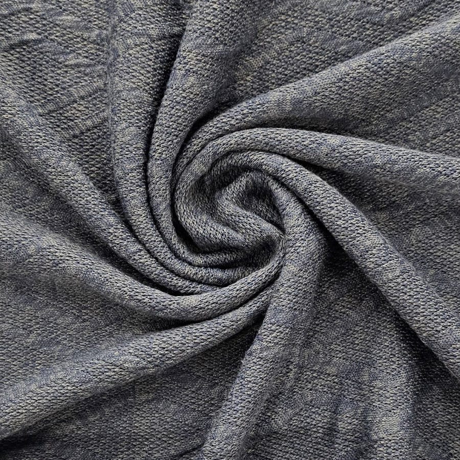 WINTER FABRIC Dress Fabrics Blue Cable Sweater Modena 150cm (7917133463641)