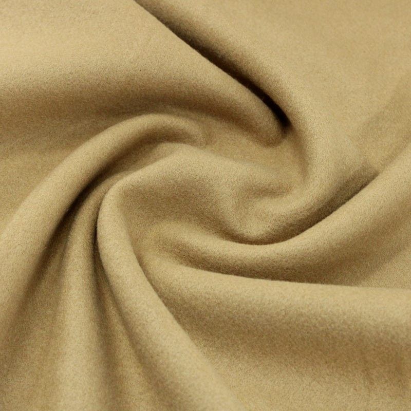 WINTER FABRIC Dress Fabrics Camel Melton Fabric 150 cm