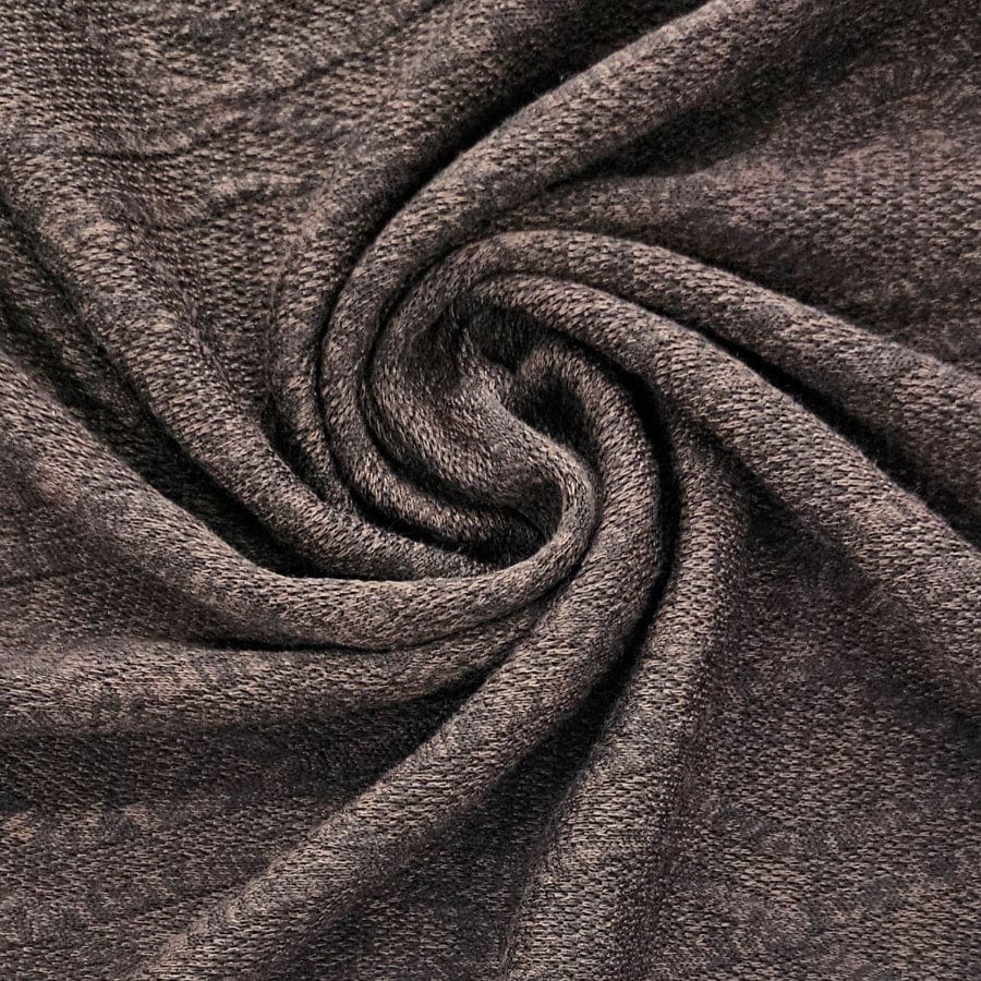WINTER FABRIC Dress Fabrics Deep Mahogany Cable Sweater Modena 150cm (7917133463641)