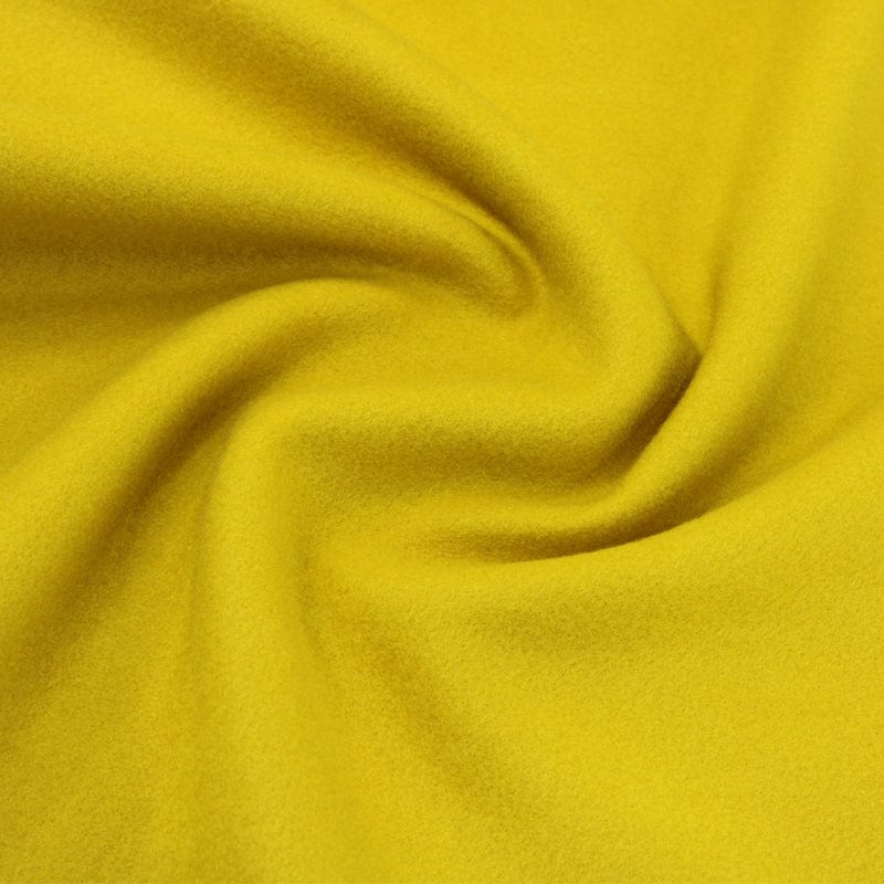 WINTER FABRIC Dress Fabrics Mustard Melton Fabric 150 cm