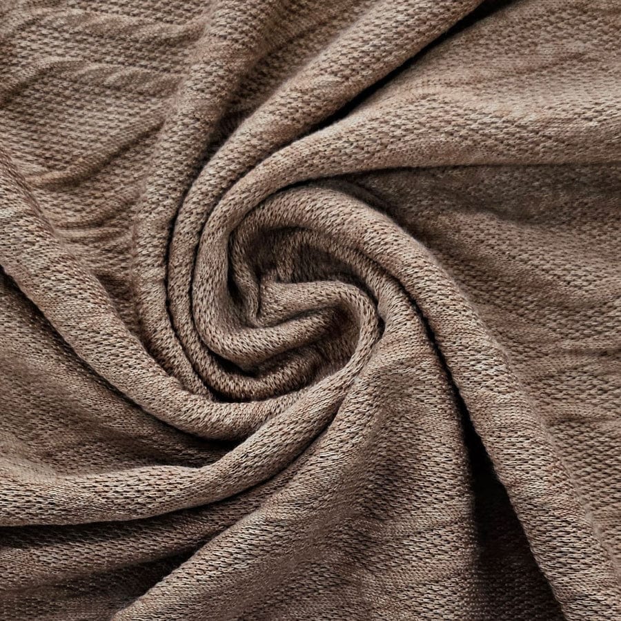 WINTER FABRIC Dress Fabrics Salted Caramel Cable Sweater Modena 150cm (7917133463641)