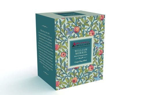 Maxwell & Williams William Morris Bird & Pomegranate Coupe Mug 420ml WM0026.