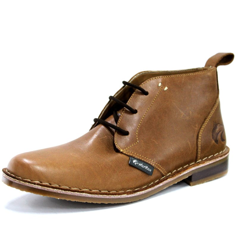 Wolf Rock Casual Shoes 6 Wolf Rock Shoe Tan