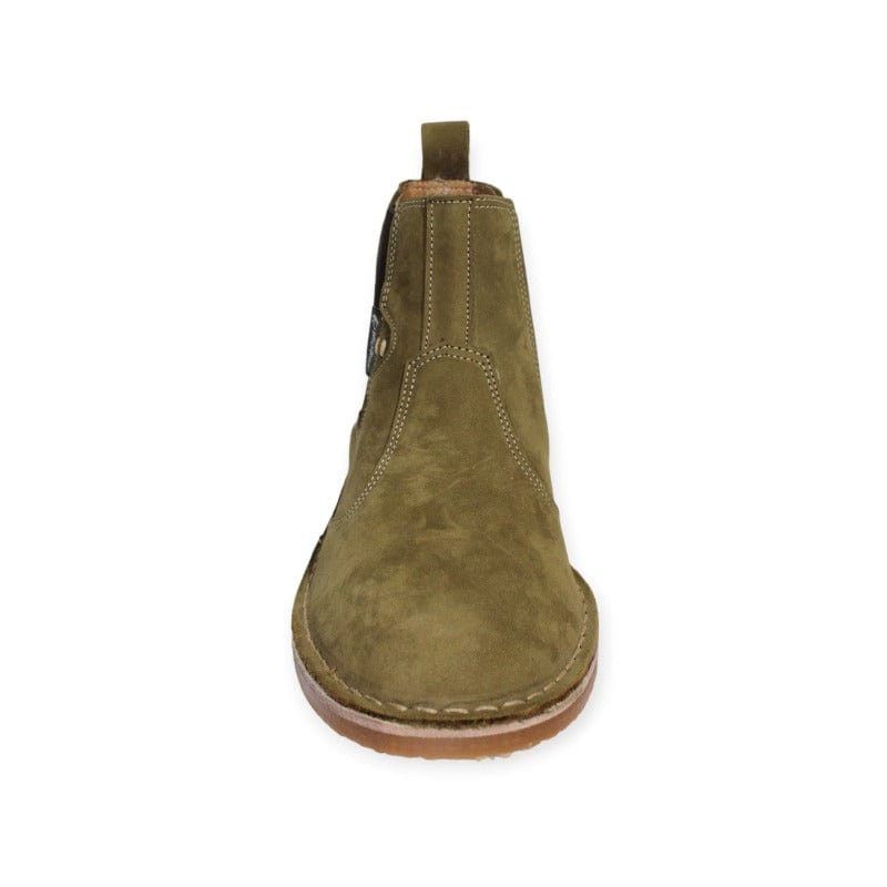 Wolf Rock Casual Shoes Wolf Rock Carter Olive Nubuck