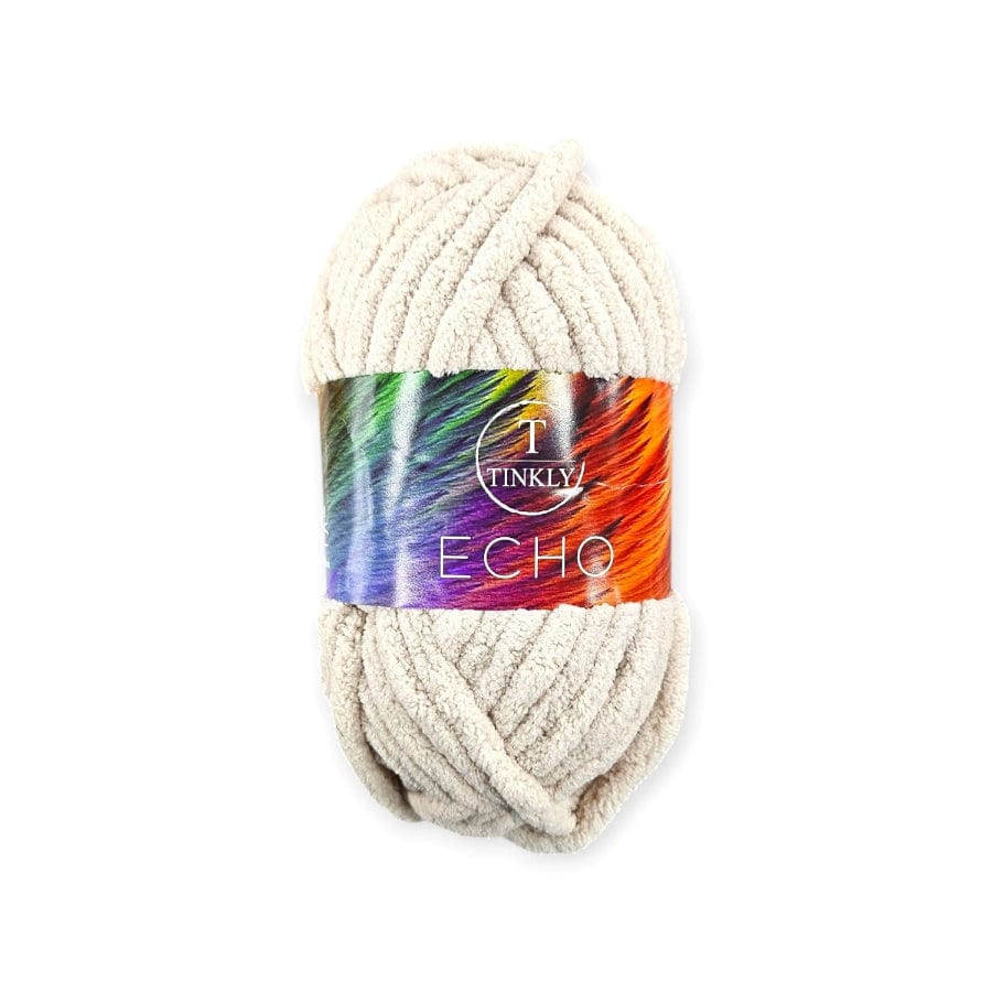 WOOL Beige Tinkly Echo Wool 100g
