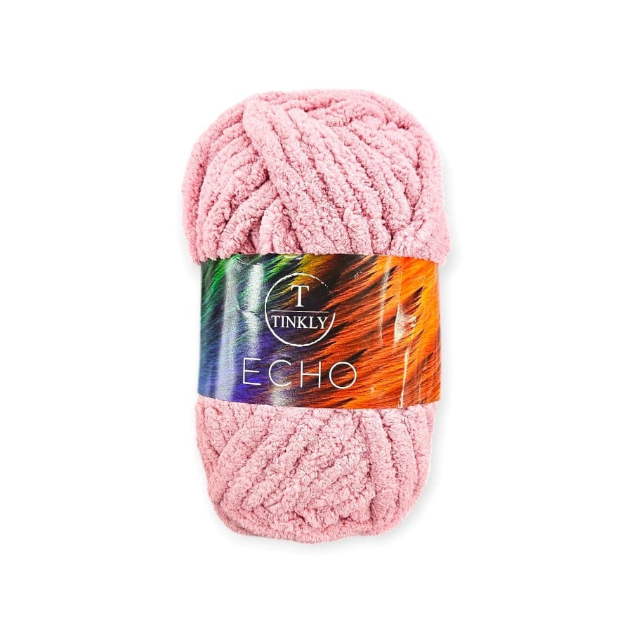 WOOL Dusty Pink Tinkly Echo Wool 100g
