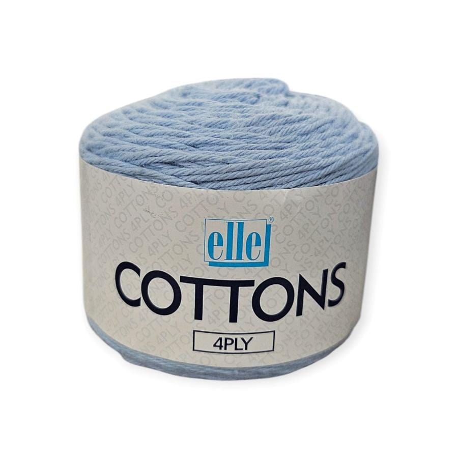 WOOL Habby Baby Blue Elle Cottons 4ply 50g (7890386092121)