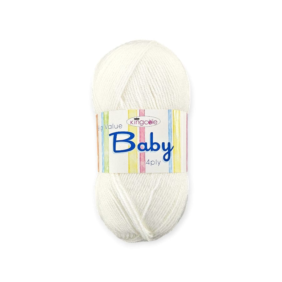 WOOL Habby KCBVB4P-1 Big Value Baby Wool 4ply 100g