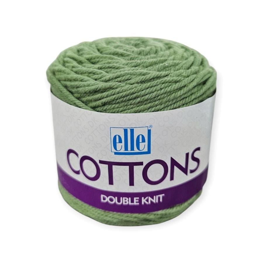 WOOL Habby Moss Green Elle Cottons Double Knit 50g (7890692964441)