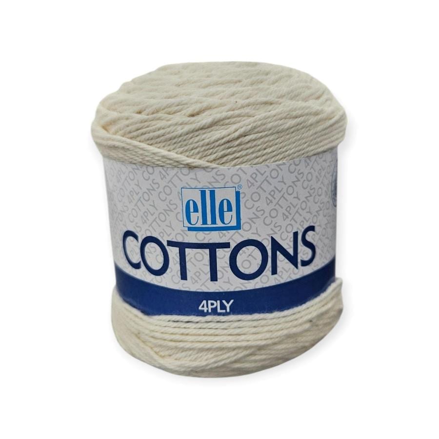 WOOL Habby Natural Elle Cottons 4ply 50g (7890386092121)