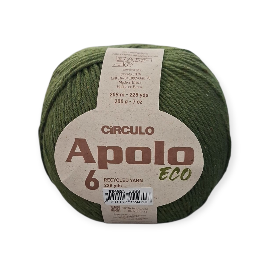 WOOL Habby Olive Circulo Apolinho 200g