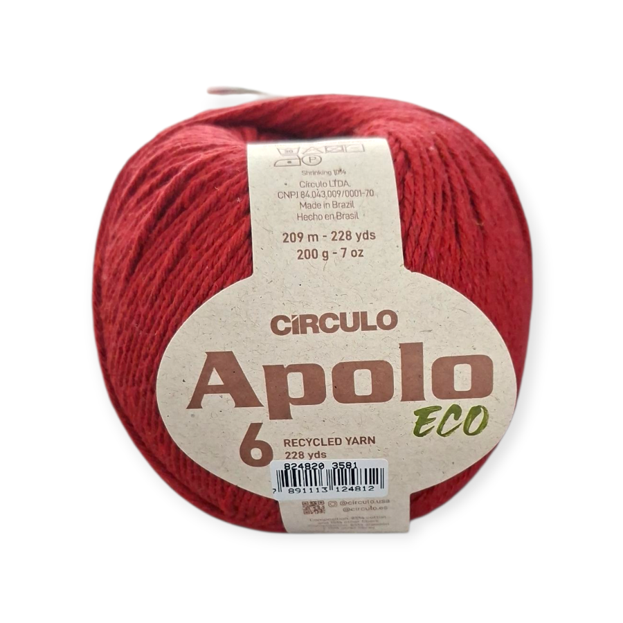 WOOL Habby Red Circulo Apolinho 200g