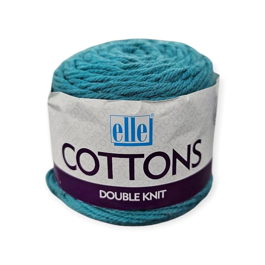 WOOL Habby Teal Elle Cottons Double Knit 50g (7890692964441)