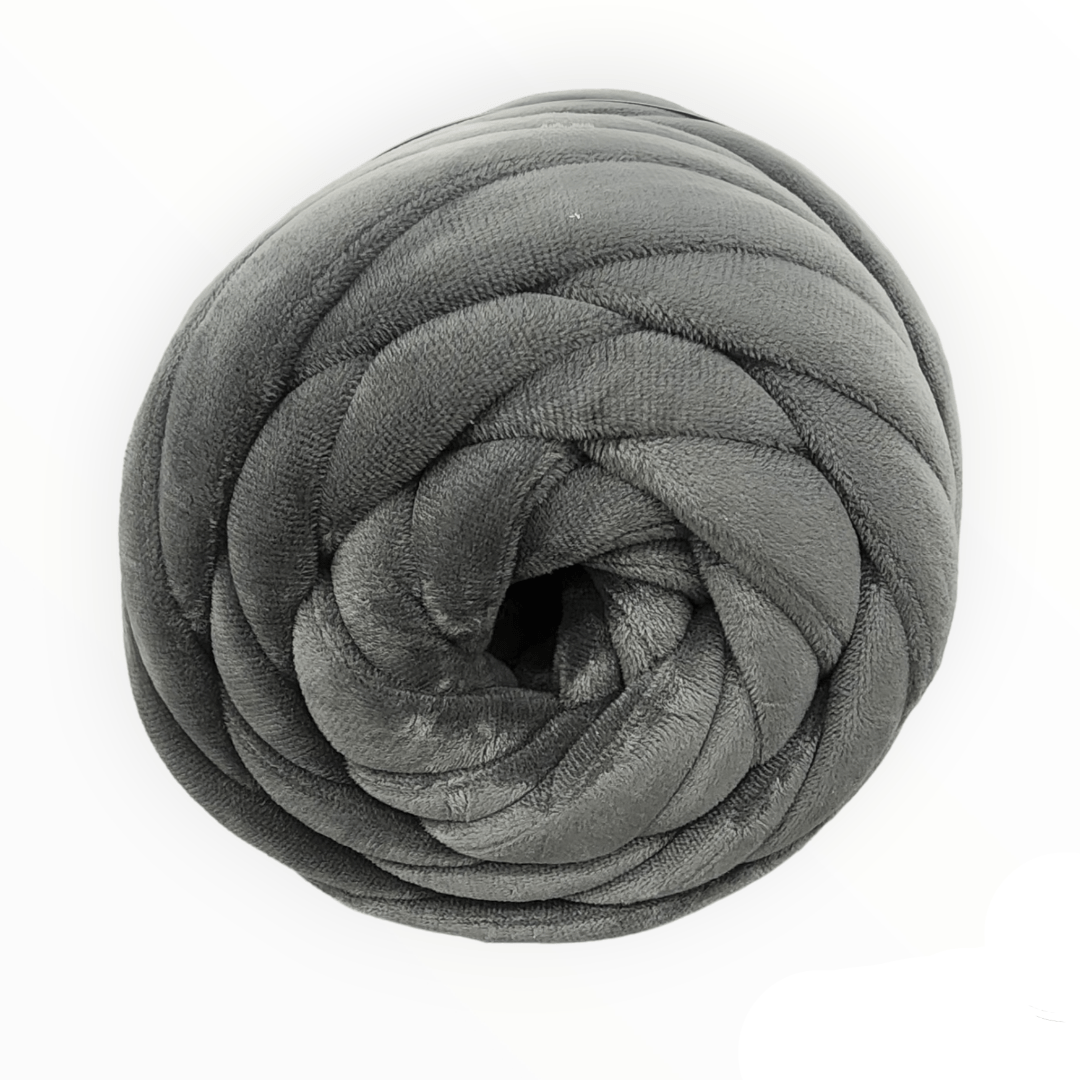 WOOL HABBY Tinkly Velvet Touch XL 1 kg Ball Grey (7635291537497)