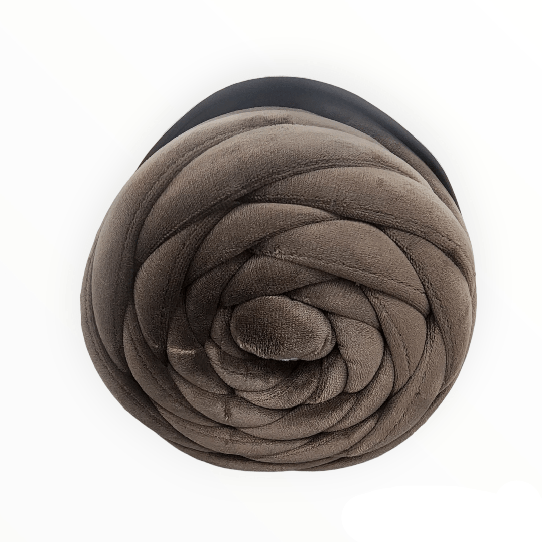 WOOL HABBY Tinkly Velvet Touch XL 1 kg Ball Mocca (7635291209817)