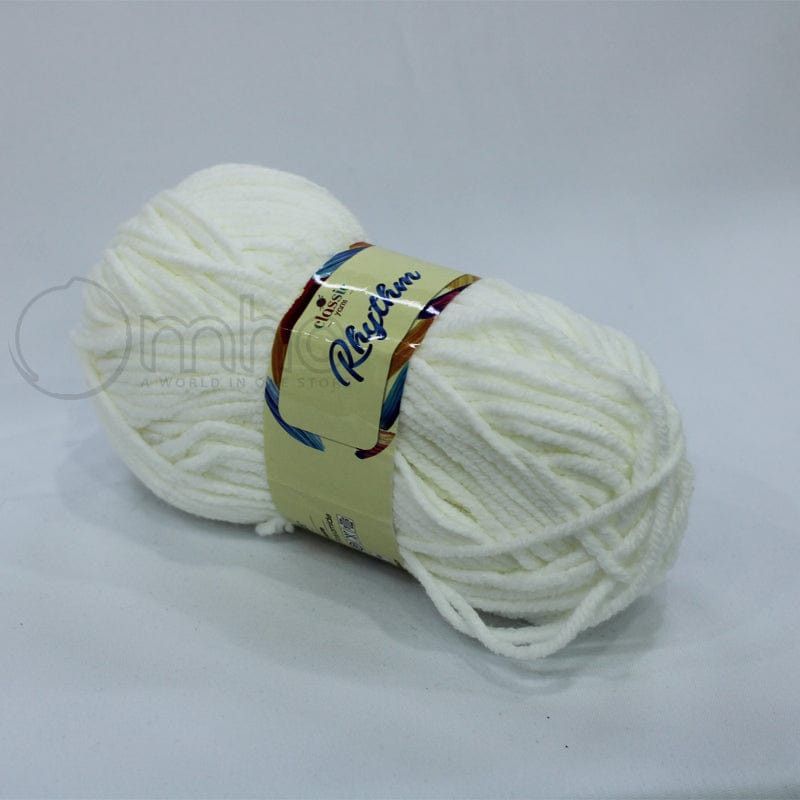 WOOL habby White Rhythm Wool 100g