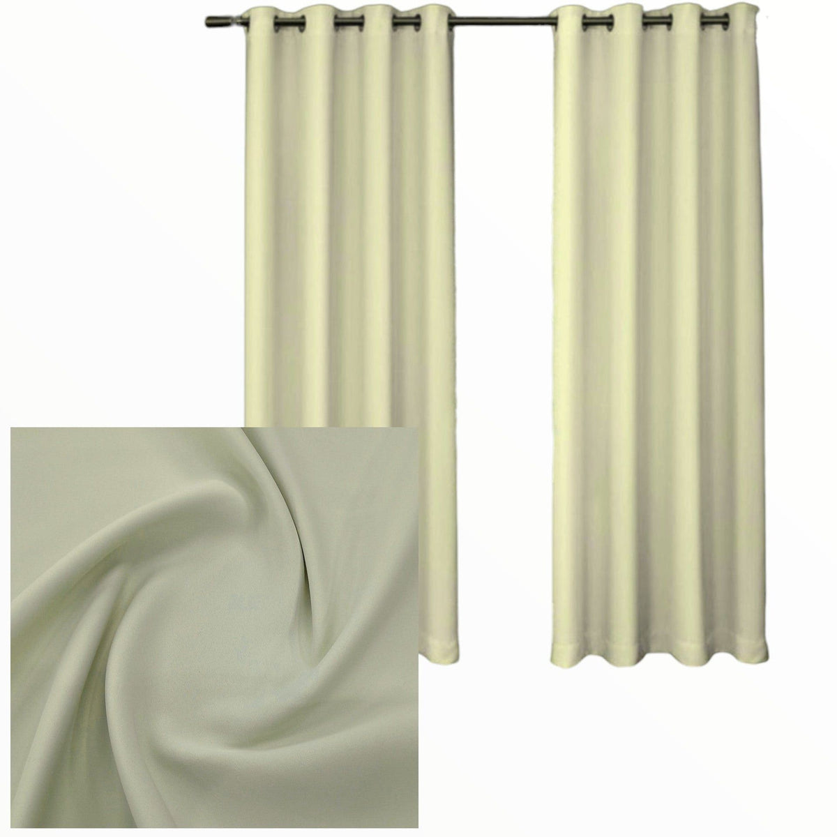 Fabric Woven Blockout Off-White 280 cm