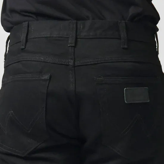 Wrangler Jeans Wrangler Men's Texas Regular Straight Denim Jean-Black W121 3799