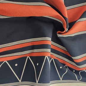 XHOSA FABRIC Dress Fabrics Printed Xhosa Fabric Dsn 2 150cm Rust (7589293621337)