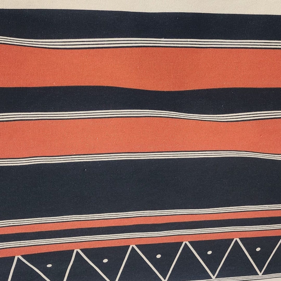 XHOSA FABRIC Dress Fabrics Printed Xhosa Fabric Dsn 2 150cm Rust (7589293621337)
