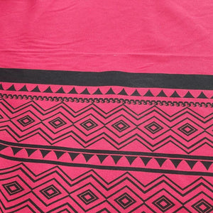 XHOSA FABRIC Dress Fabrics Printed Xhosa Fabric Dsn 4 150 cm Red (7589293883481)