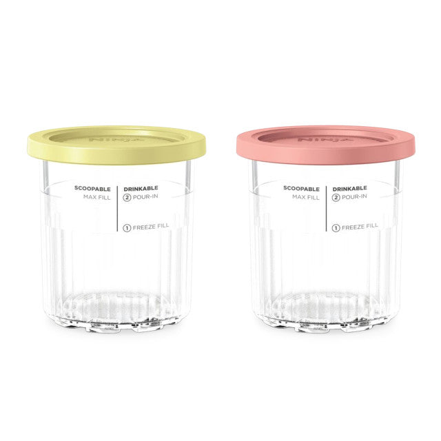 Ninja Dessert Tubs for the Creami 7-In-1 Ice Cream & Frozen Dessert Maker, Set of 2 XSK2PNT300EUK.