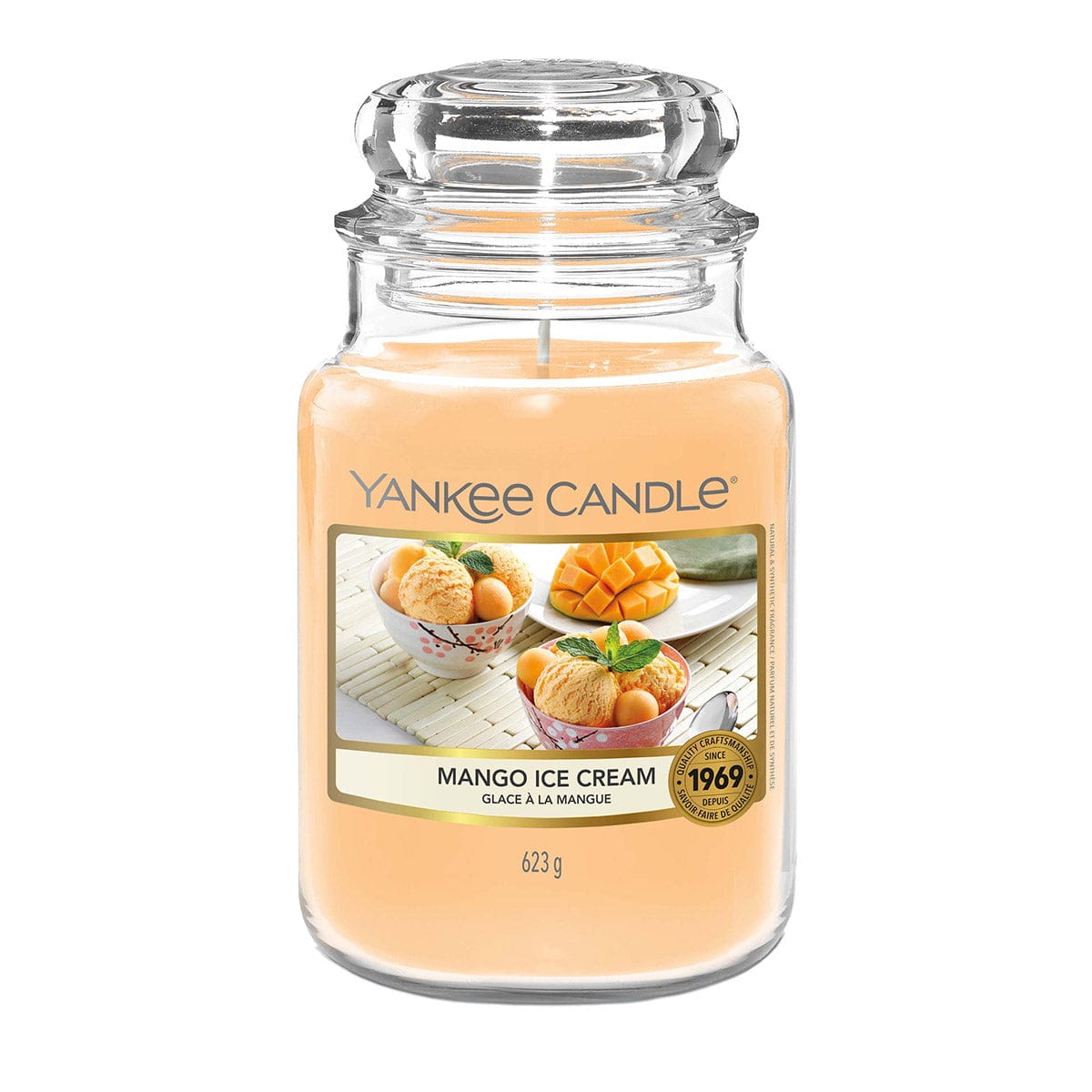 Yankee Candle Candle Yankee Candle Classic Large Jar Mango Ice Cream 623g (7808084607065)