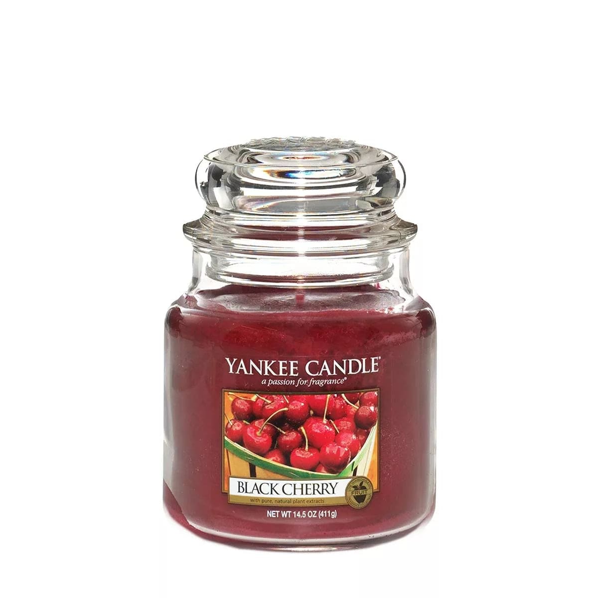 Yankee Candle Candle Yankee Candle Medium Jar Black Cherry 411g (6901656256601)