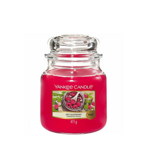 Yankee Candle Candle Yankee Candle Medium Jar Red Raspberry Classic 411g (7467854987353)