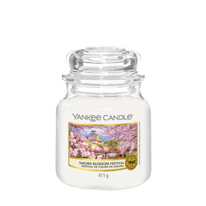 Yankee Candle Candle Yankee Candle Medium Jar Sakura Blossom Festival Classic 411g (7467855806553)