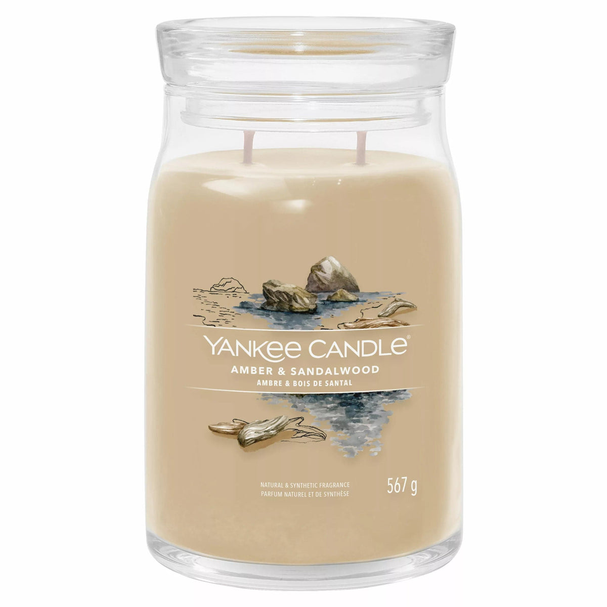 Yankee Candle Candle Yankee Candle Signature Large Jar Amber & Sandalwood 567g (7808527630425)