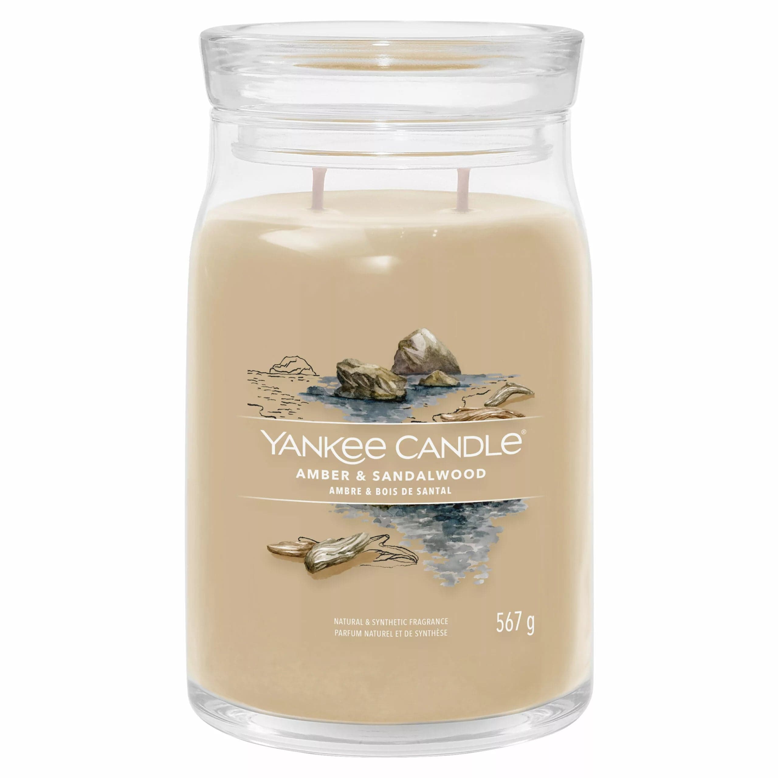 Yankee Candle Candle Yankee Candle Signature Large Jar Amber & Sandalwood 567g (7808527630425)