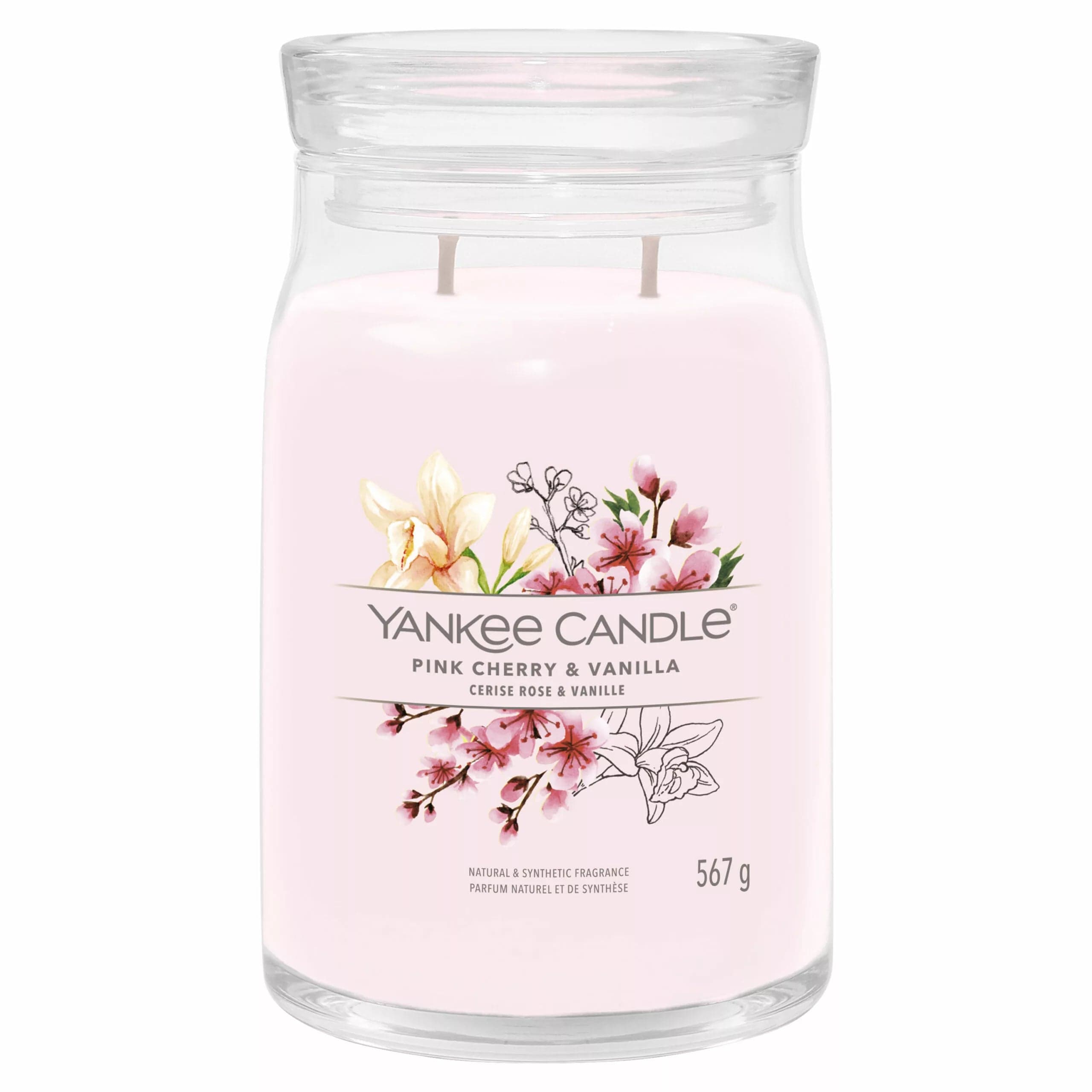 Yankee Candle Candle Yankee Candle Signature Large Jar Pink Cherry & Vanilla 567g (7808528875609)