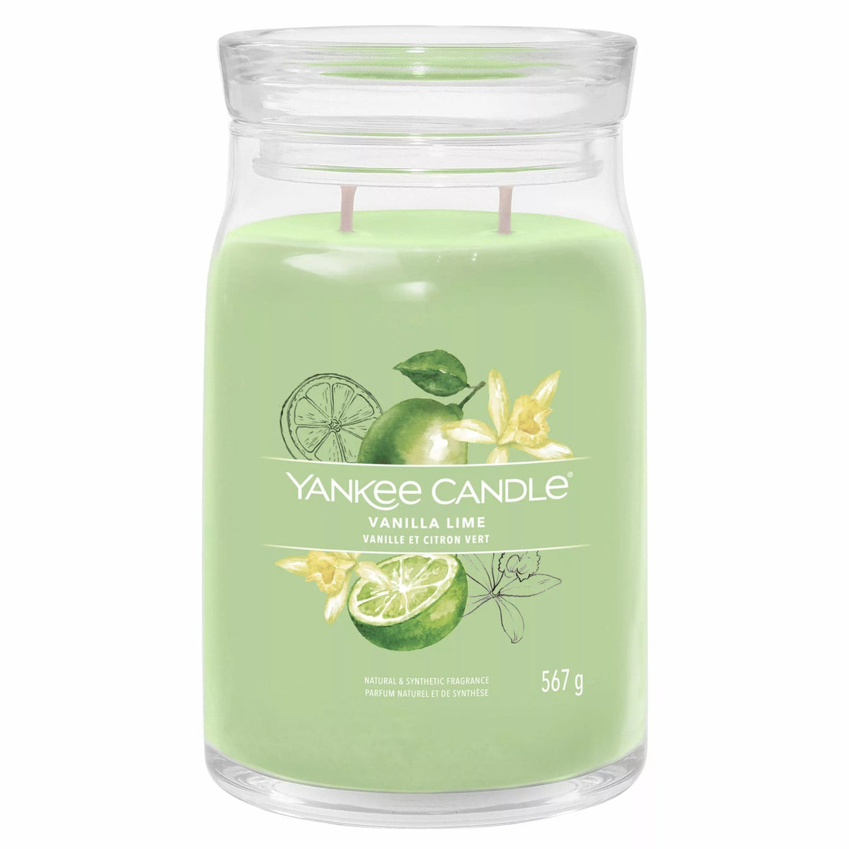 Yankee Candle Candle Yankee Candle Signature Large Jar Vanilla Lime 567g