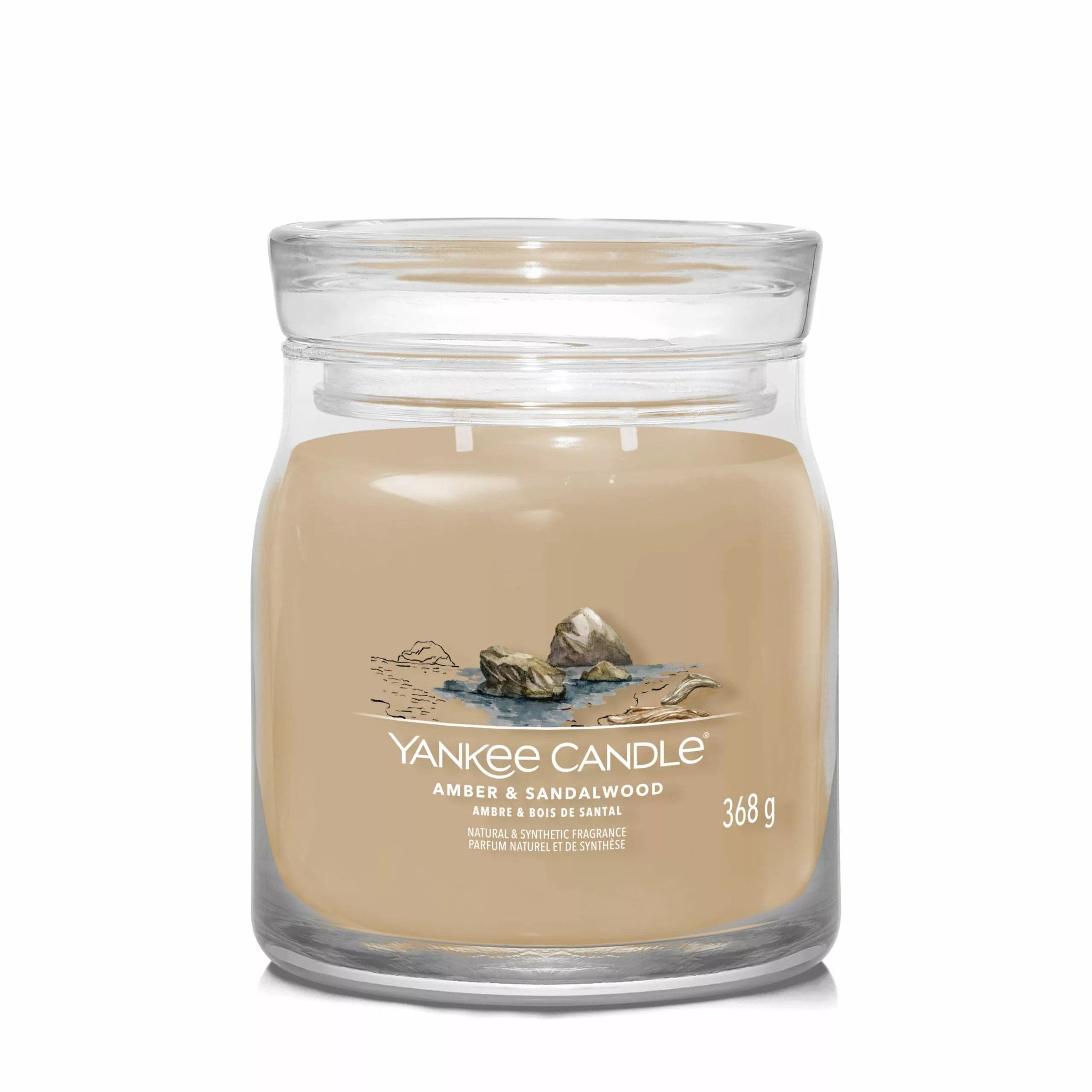 Yankee Candle Candle Yankee Candle Signature Medium Jar Amber & Sandalwood 368g