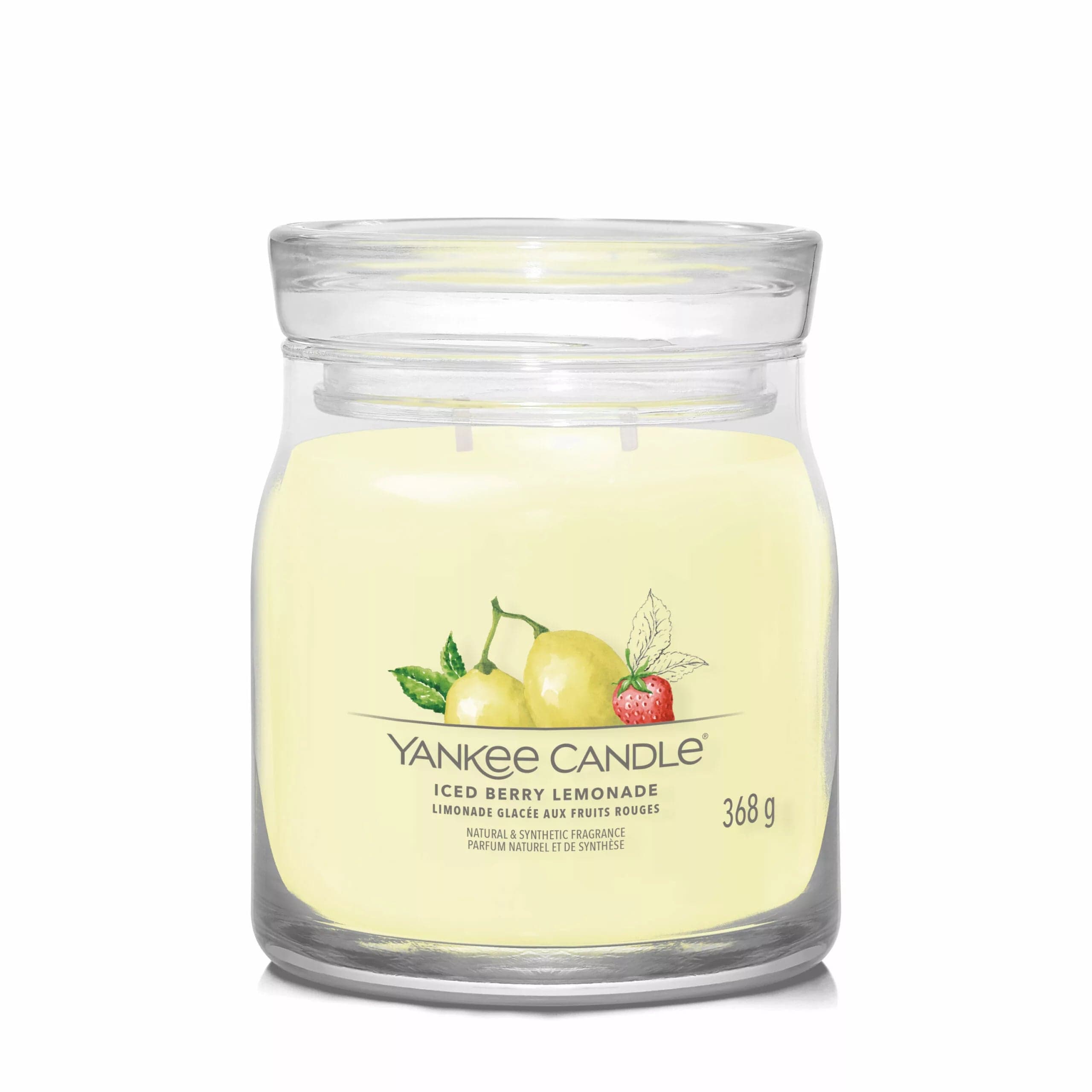 Yankee Candle Candle Yankee Candle Signature Medium Jar Iced Berry Lemonade 368g (7808535134297)